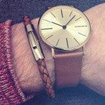 Bracelet Cuir Cognac/Or - Lambretta Watches - Lambrettawatches