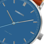 Cesare 40 cuir bleu - Lambretta Watches - Lambrettawatches