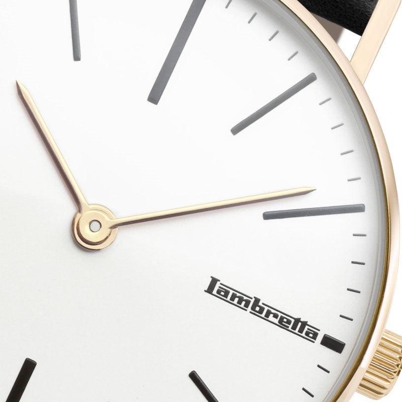Cesare 42 Or Blanc Noir - Edition limitée - Lambretta Watches - Lambrettawatches
