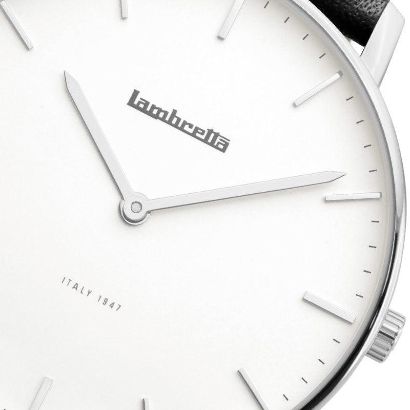 Classico 40 Argent Blanc Noir - Lambretta Watches - Lambrettawatches