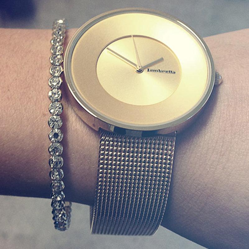 Bracelet en cristal doré 2mm - Lambretta Watches - Lambrettawatches