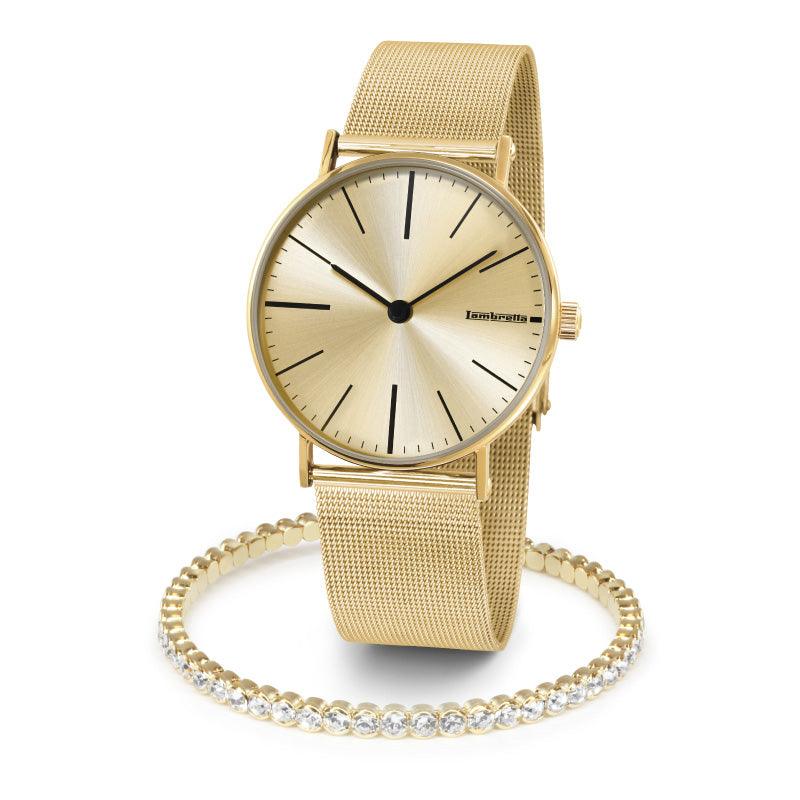 Bracelet en cristal doré 2mm - Lambretta Watches - Lambrettawatches