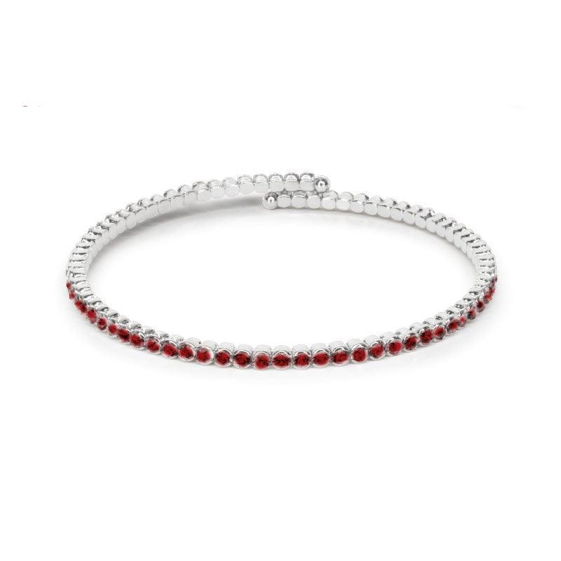 Bracelet en cristal rouge 2mm - Lambretta Watches - Lambrettawatches
