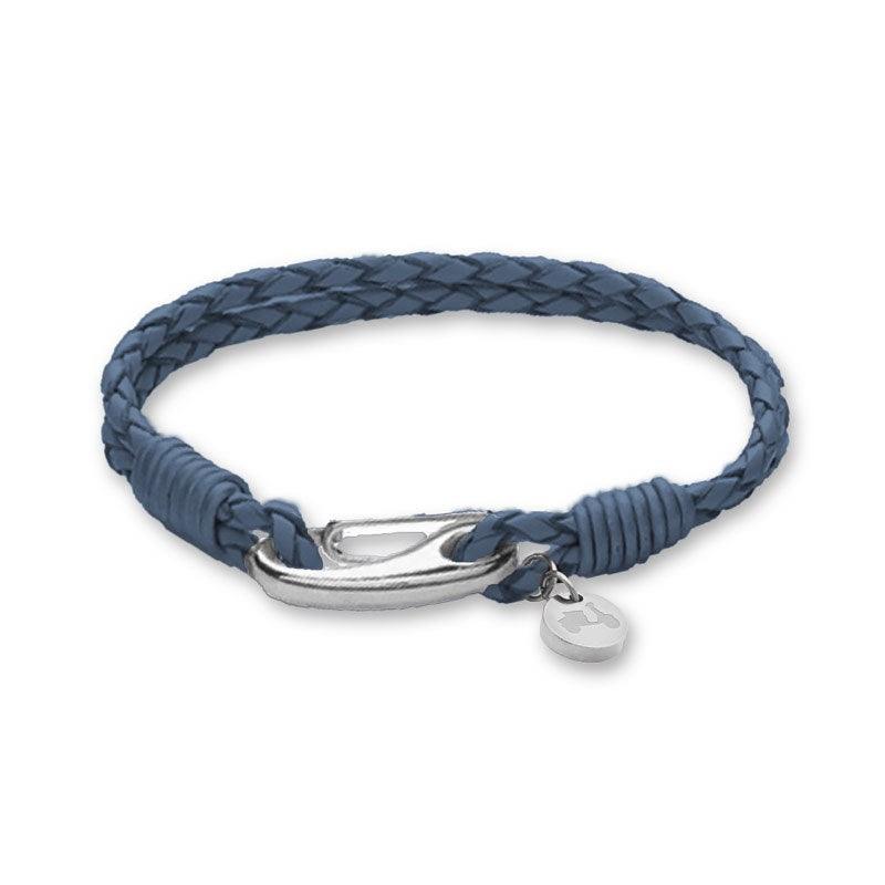 Bracelet double en daim bleu - Lambretta Watches - Lambrettawatches