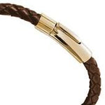 Bracelet en cuir marron/doré - Lambretta Watches - Lambrettawatches