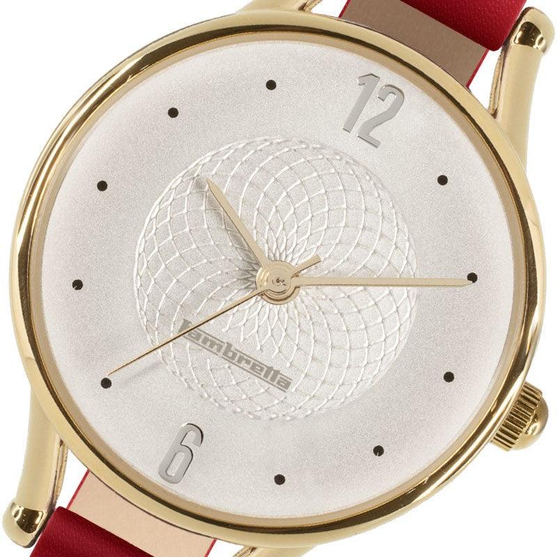 Piccolo 26 en cuir or blanc rouge - Lambretta Watches - Lambrettawatches