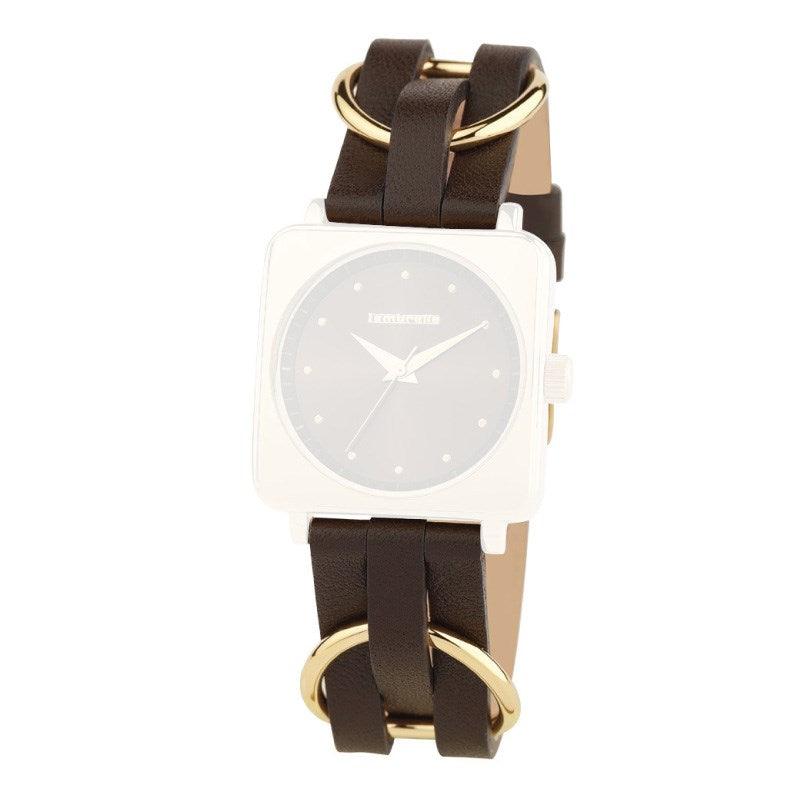 Bracelet cuir Cassola Lady Marron/Or (18mm) - Lambretta Watches - Lambrettawatches