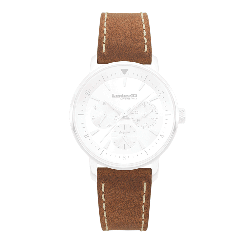Bracelet Cuir Imola (18mm) Marron - Lambretta Watches - Lambrettawatches