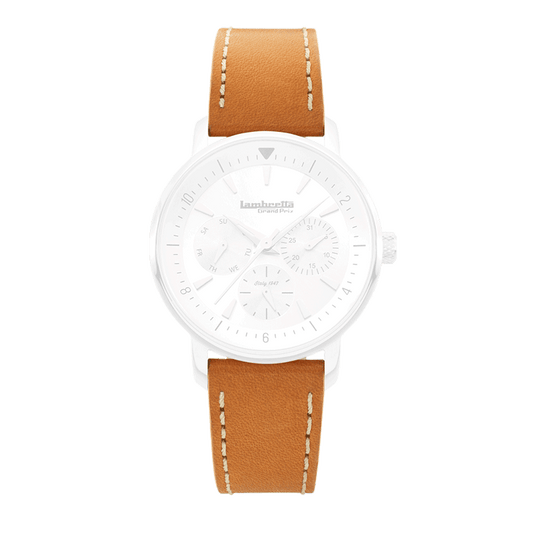 Bracelet en cuir Imola (18mm) Tan - Lambretta Watches - Lambrettawatches