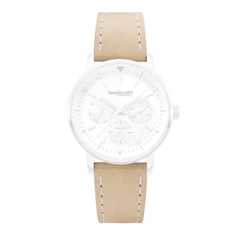 Bracelet en cuir Imola naturel (18mm) - Lambretta Watches - Lambrettawatches